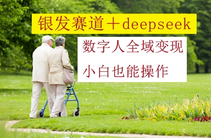 银发赛道+deepseek数字人全域变现，小白也能操作-梦遥资源网