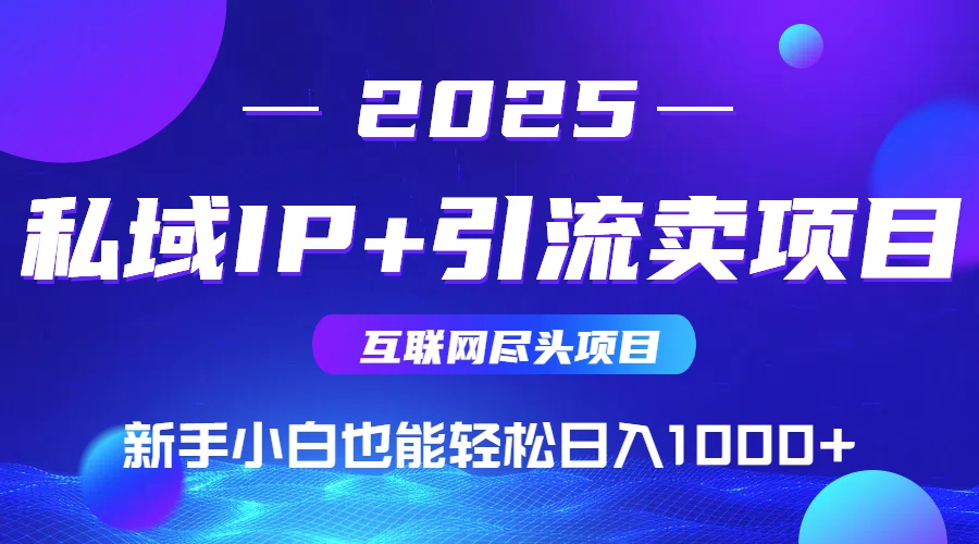 私域IP+卖项目，普通人小白也能轻松实现日入1000+-梦遥资源网